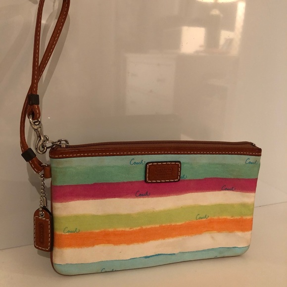 Coach Handbags - Multicolor Coach Wristlet